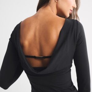 Abercrombie & Fitch Black Backless Top